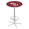 Holland Bar Stool Co 42" Chrome Florida State (Script) Pub Table L216C4228FSU-FS - alternate 1
